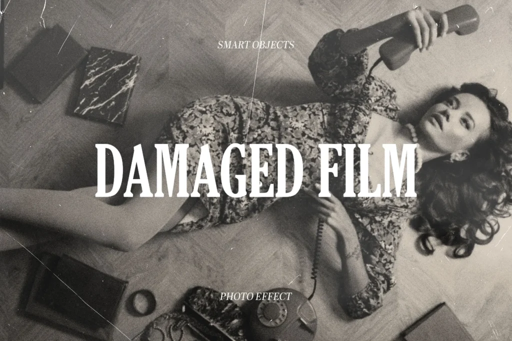 Damaged Film Photo Effect 0