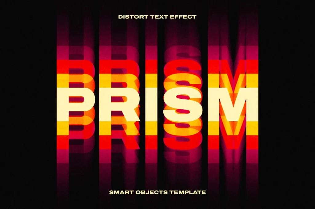 Prismatic Lines Text Effect 0