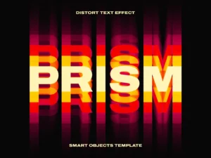 Prismatic Lines Text Effect 0