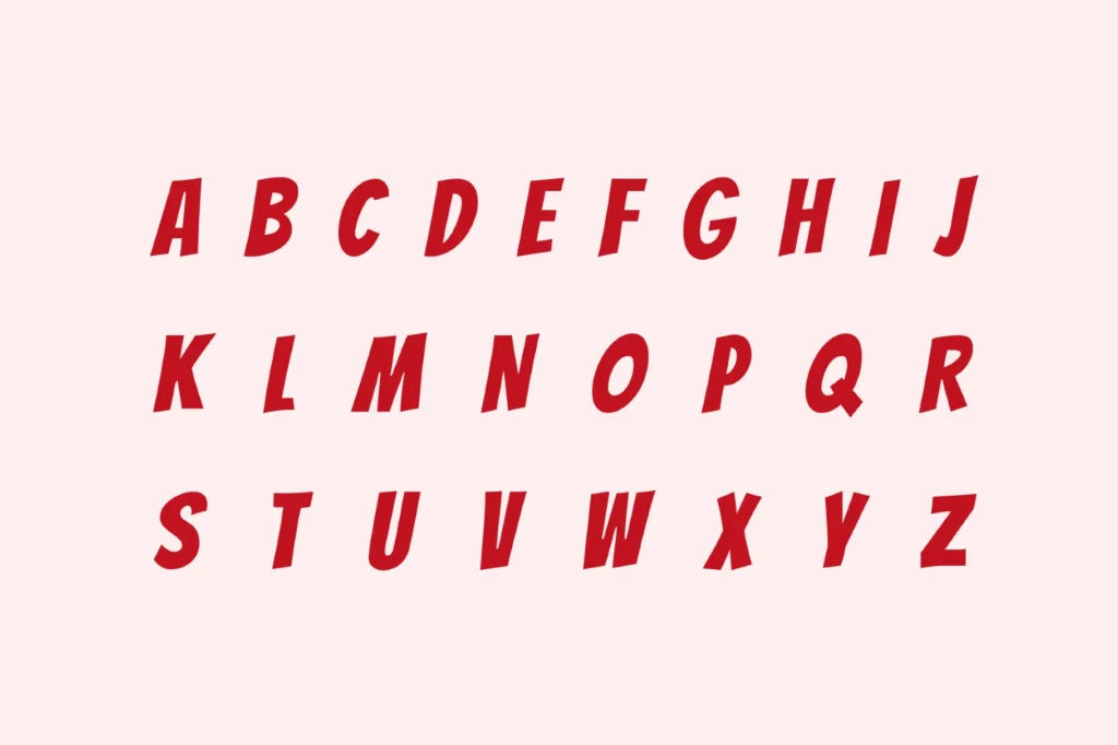 Bangers comic font