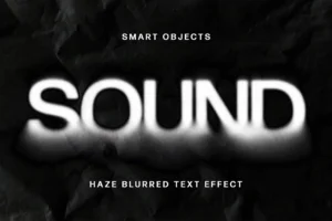 Haze Blurred Text Effect