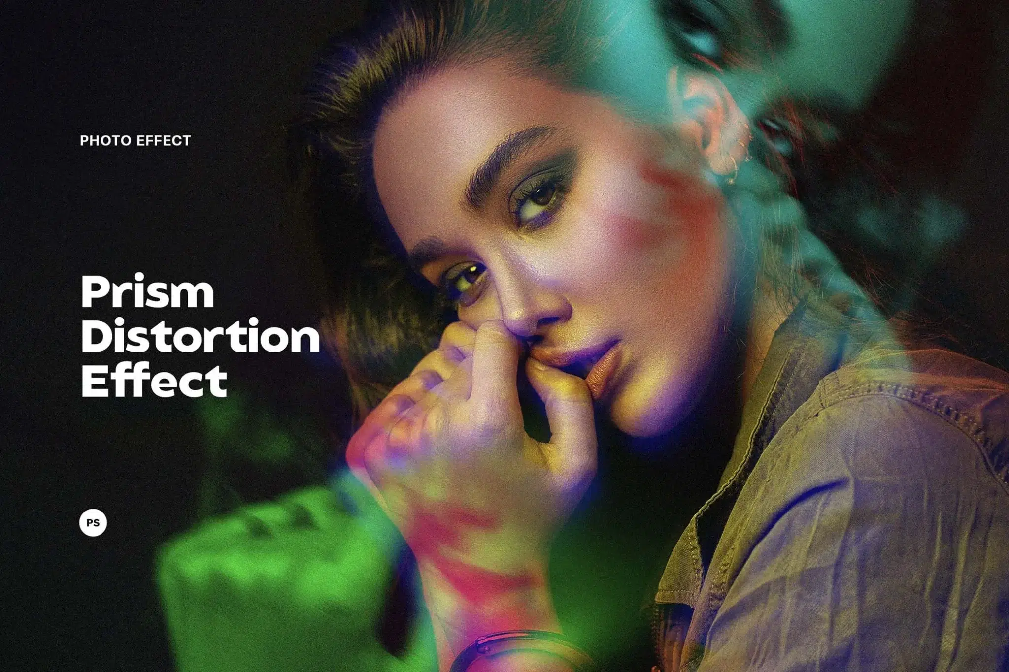 Prism Distortion Photo Effect